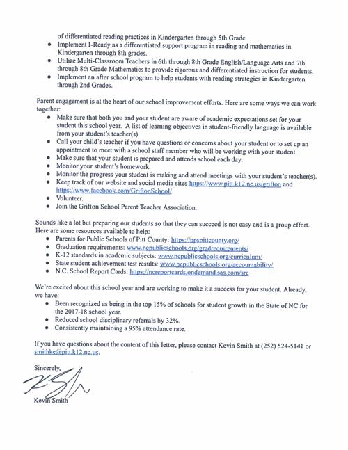 Grifton School / Homepage